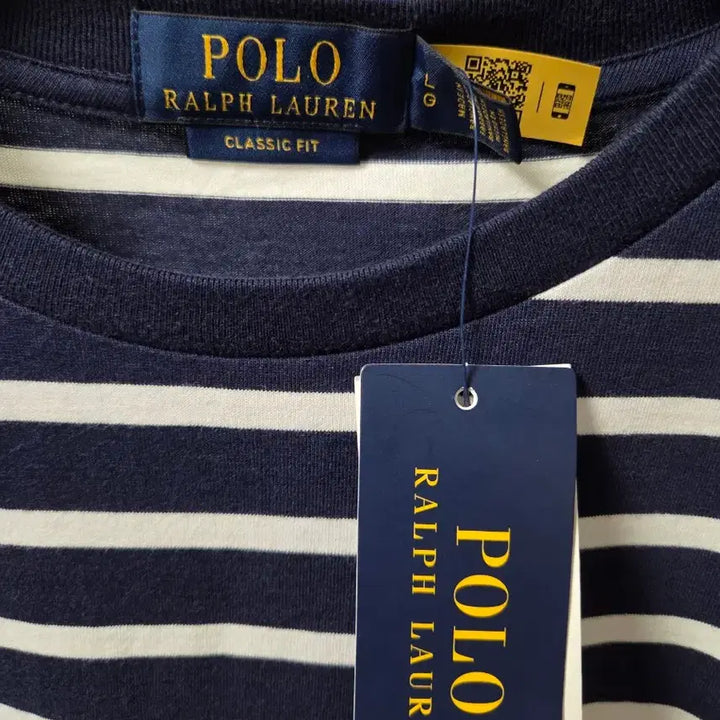 [BUNJANG] Polo Ralph Lauren Classic Fit Striped T-shirt / 폴로 랄프로렌 클래식핏 반팔티 네이비 스트라이프