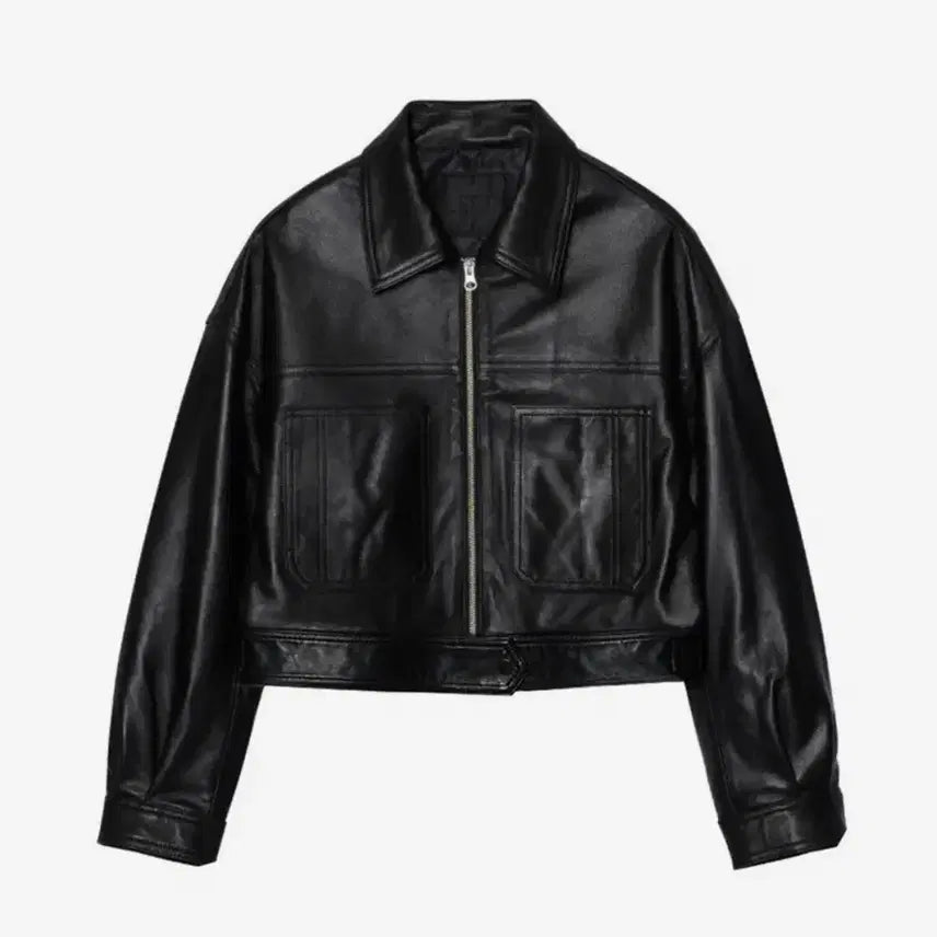 [BUNJANG] Left Seoul Lambskin Leather Jacket S / 레프트서울 램스킨 가죽 자켓 S (새상품, 상태최상)