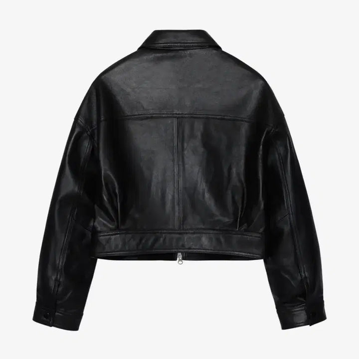 [BUNJANG] Left Seoul Lambskin Leather Jacket S / 레프트서울 램스킨 가죽 자켓 S (새상품, 상태최상)