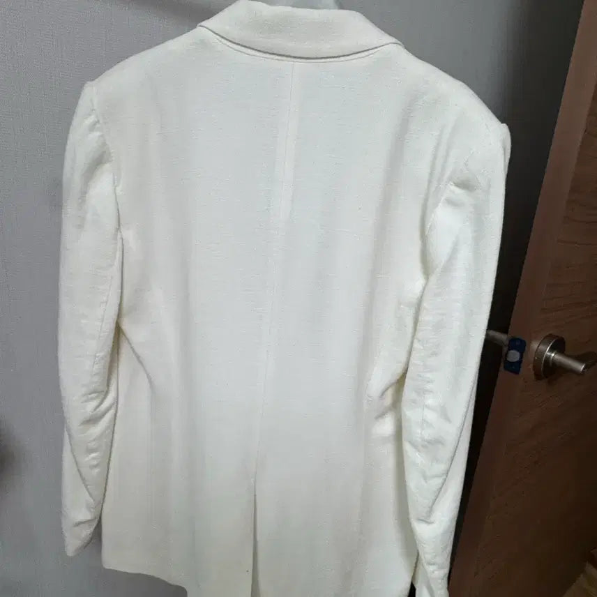 [BUNJANG] Theory Linen Double Button Jacket White / Theory 린넨 더블 버튼 자켓 화이트