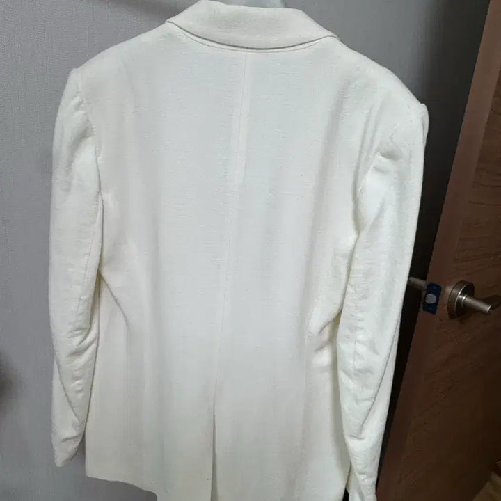 [BUNJANG] Theory Linen Double Button Jacket White / Theory 린넨 더블 버튼 자켓 화이트