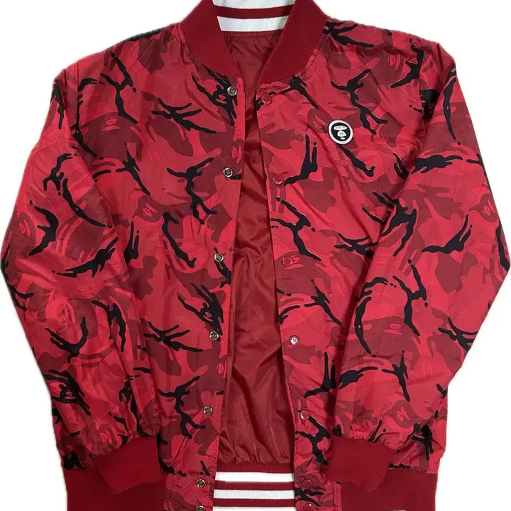 [BUNJANG] A Bathing Ape Reversible Camo Stadium Jacket XL / 에이프 베이프 리버시블 카모 스타디움 자켓 xl