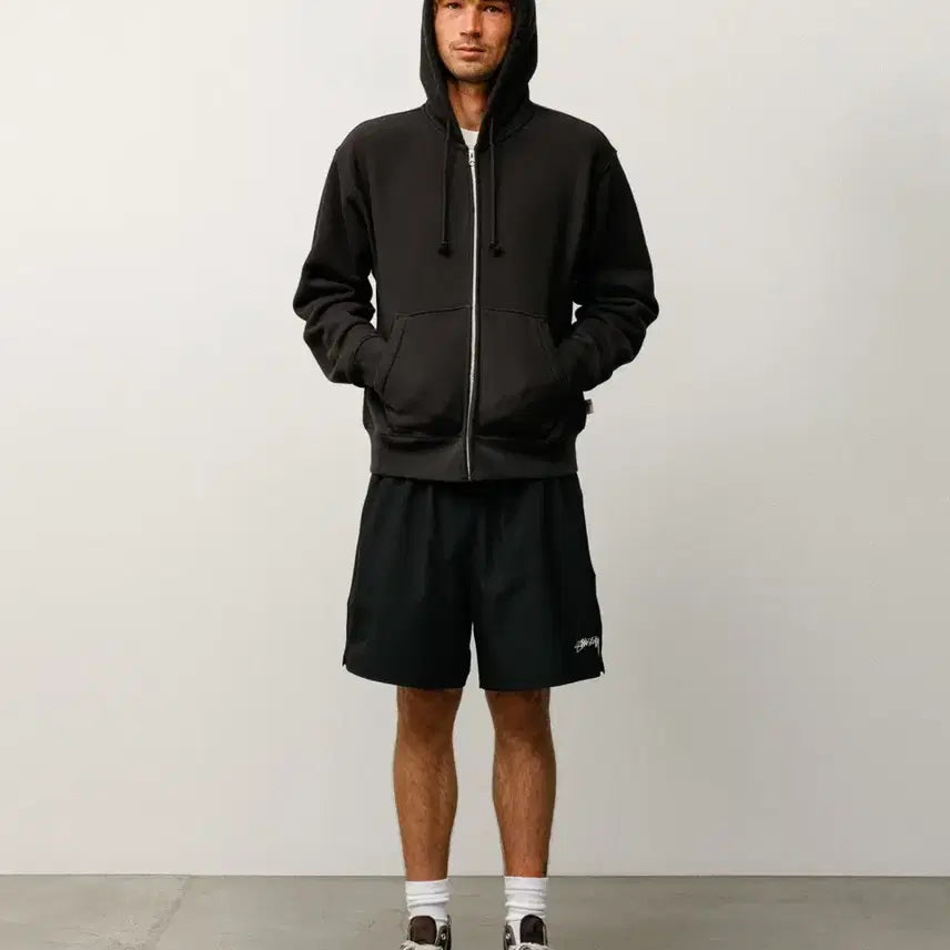 [BUNJANG] Stussy Stock Logo Nylon Shorts Black XL / 스투시 반바지 팬츠 블랙 XL
