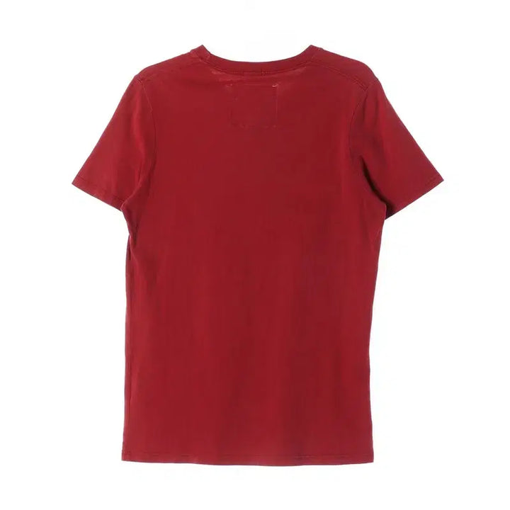 [BUNJANG] Abercrombie &amp; Fitch Red Lettering T-Shirt - L / 아베크롬비 앤 피치 레드 레터링 반팔티 L