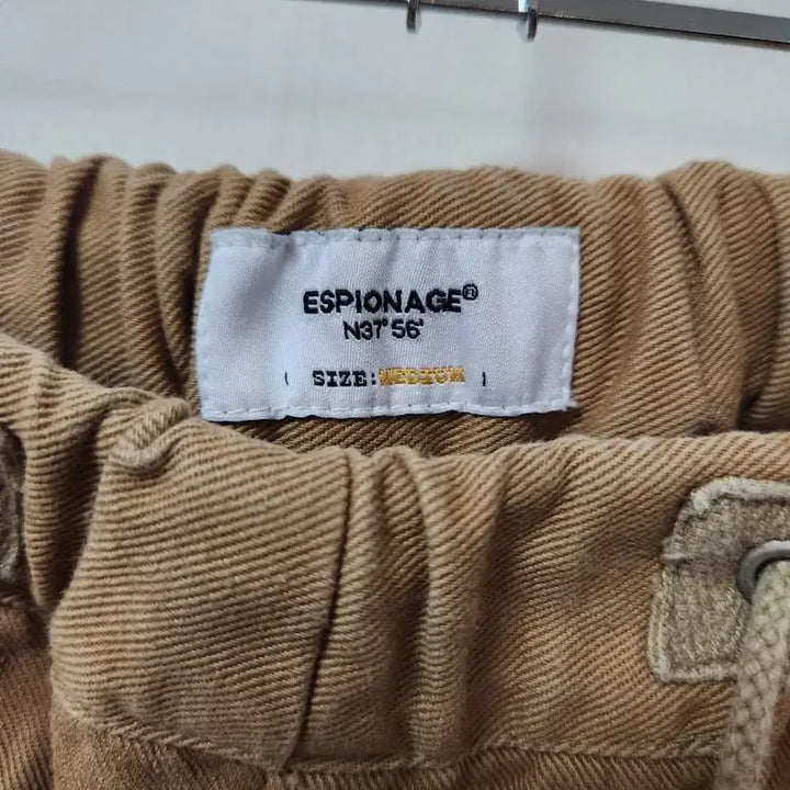[BUNJANG] Espionage Cotton Pants Medium Camel / 에스피오나지 면바지 미듐
