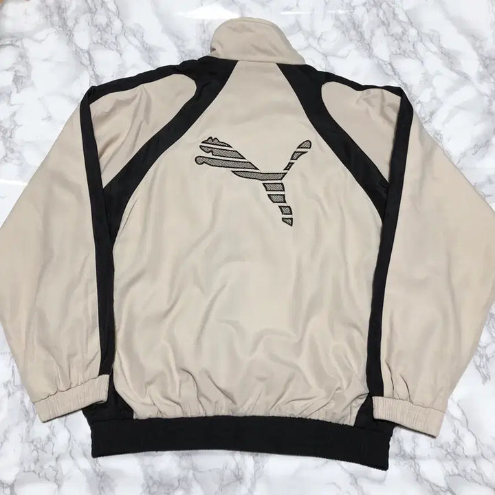 [BUNJANG] Puma 90s Old School Big Logo Windbreaker Jacket / 90s 푸마 올드스쿨 빅로고 바람막이 자켓