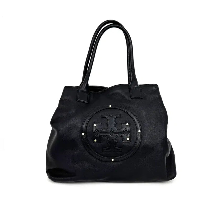 [BUNJANG] Tory Burch Black Leather Shopper Tote Bag / 토리버치 블랙 레더 쇼퍼백 토트백