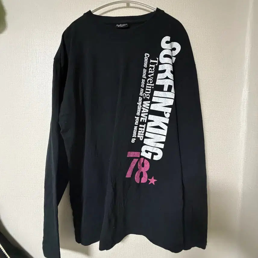 [SOLD OUT] 펑크 프린팅 롱슬리브 블랙 데스라이즈