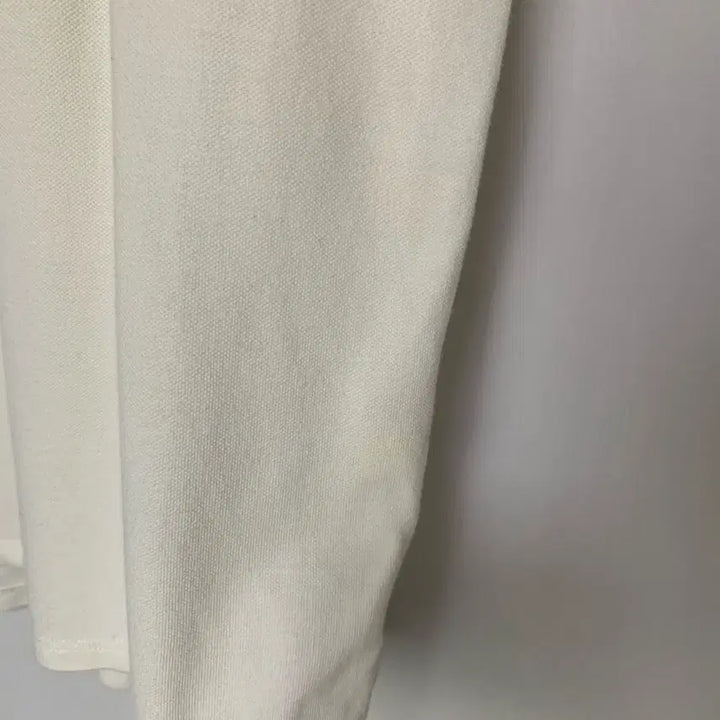 [BUNJANG] Polo Ralph Lauren Ivory Big Patch Short Sleeve Polo T-Shirt M / 폴로랄프로렌 아이보리 빅 패치 반팔 카라 티셔츠 폴로티 M