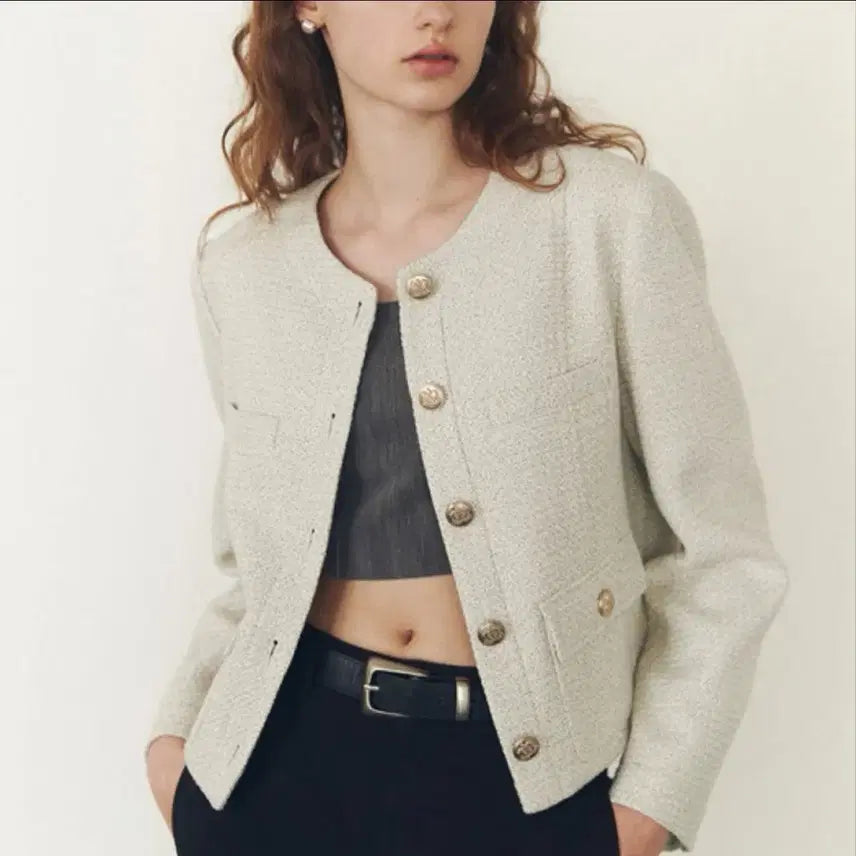 [BUNJANG] Ostkaka Tweed Jacket (M) / (미착용) 오스트카카 트위드 자켓
