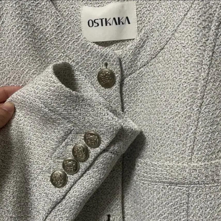 [BUNJANG] Ostkaka Tweed Jacket (M) / (미착용) 오스트카카 트위드 자켓