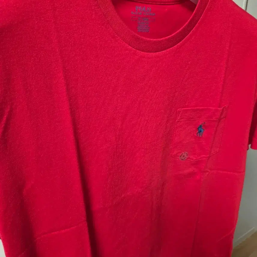 [SOLD OUT] 폴로 랄프로렌 포켓 반팔 티셔츠 레드