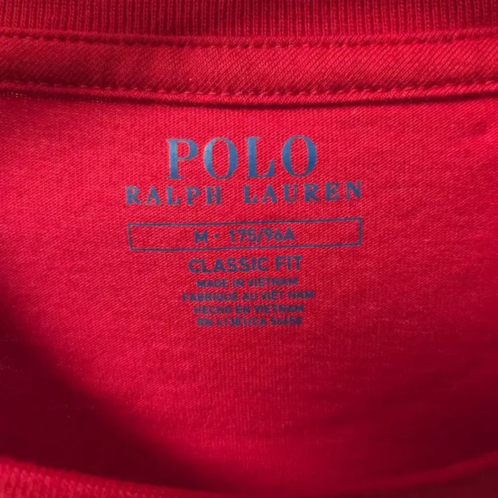 [SOLD OUT] 폴로 랄프로렌 포켓 반팔 티셔츠 레드