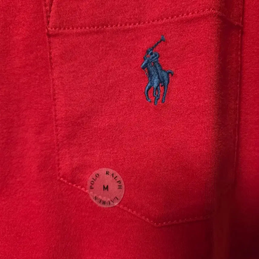 [SOLD OUT] 폴로 랄프로렌 포켓 반팔 티셔츠 레드
