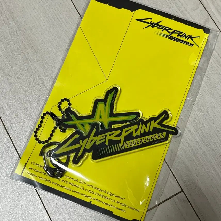 [SOLD OUT] 사이버펑크 일본 팝업 로고 키링