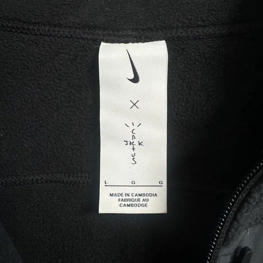 [BUNJANG] Nike x Travis Scott NRG BH Quarter Zip Black Anthracite / (L)나이키 x 트래비스 스캇 NRG BH 쿼터 집 블랙 앤트러사이트