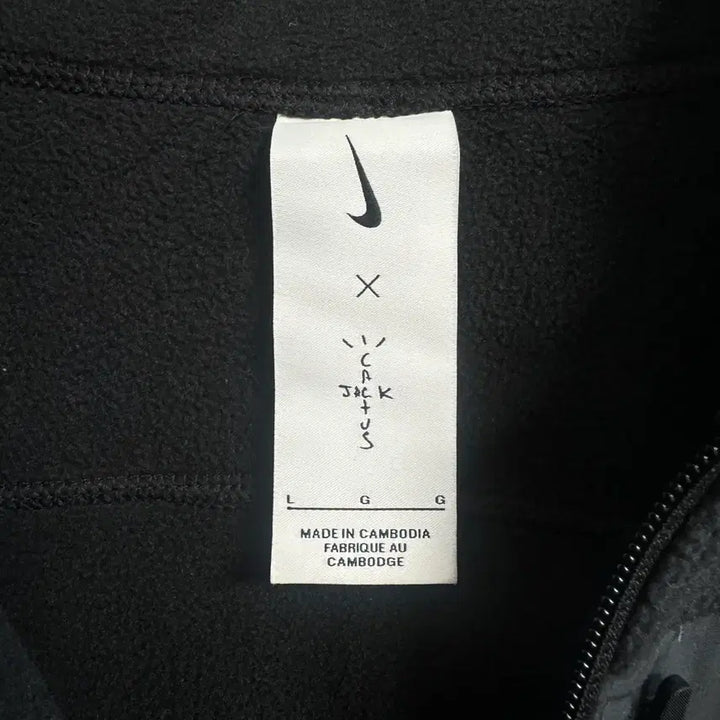 [BUNJANG] Nike x Travis Scott NRG BH Quarter Zip Black Anthracite / (L)나이키 x 트래비스 스캇 NRG BH 쿼터 집 블랙 앤트러사이트