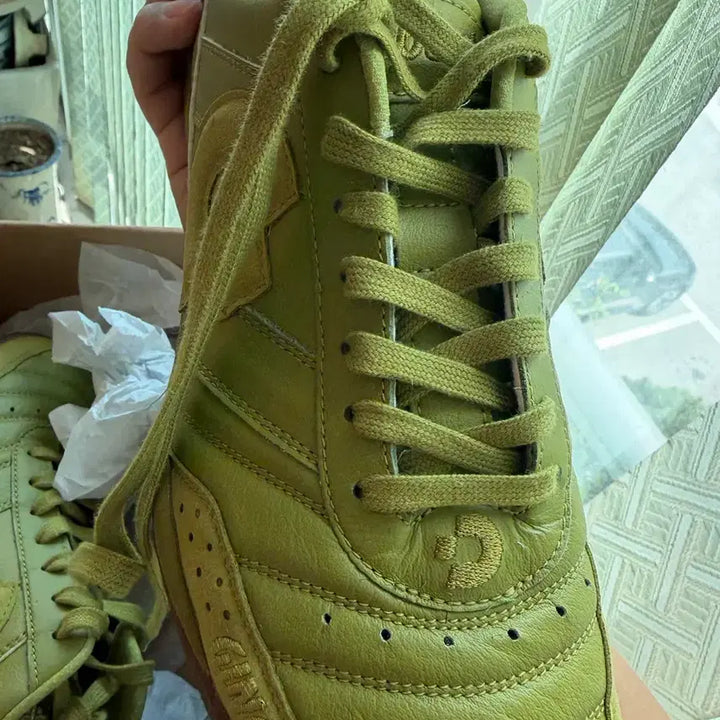 [BUNJANG] Desporte 270 Futsal Shoes Olive Natural Leather / 데스포르치 270 상태 거의 최상 팝니다