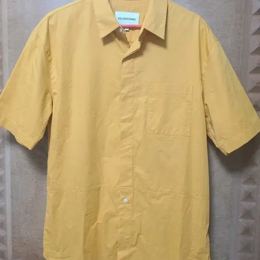 [BUNJANG] Solid Homme Orange Shirt / 솔리드옴므 오렌지 셔츠 50사이즈