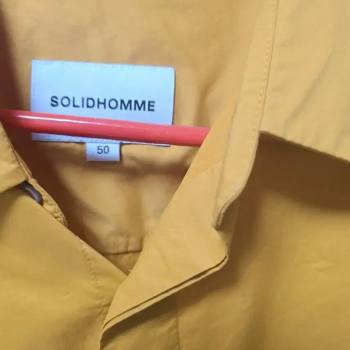 [BUNJANG] Solid Homme Orange Shirt / 솔리드옴므 오렌지 셔츠 50사이즈