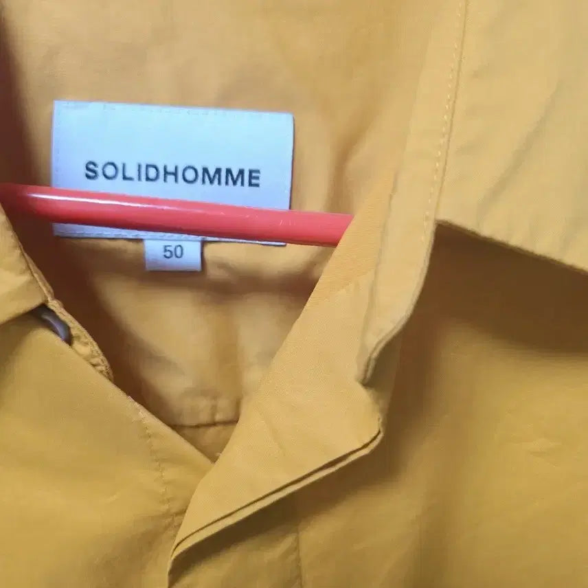 [BUNJANG] Solid Homme Orange Shirt / 솔리드옴므 오렌지 셔츠 50사이즈