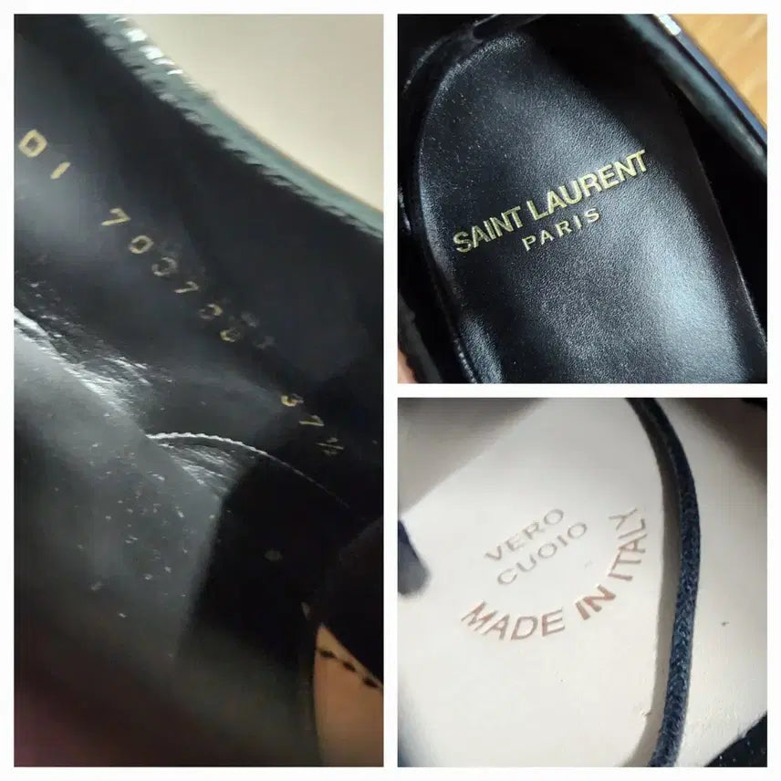 [BUNJANG] Saint Laurent Patent Leather Derby Shoes / (미사용/245)생로랑 페이던트 더비슈즈 숙녀화 정장구두 생로랑구두
