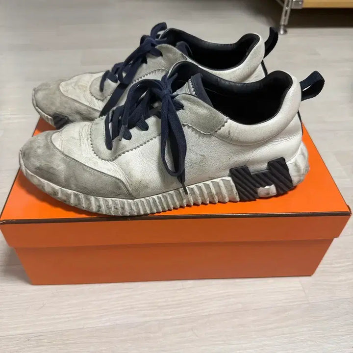 [BUNJANG] Hermès Bouncing Sneakers Size 44 / 에르메스 바운싱 44
