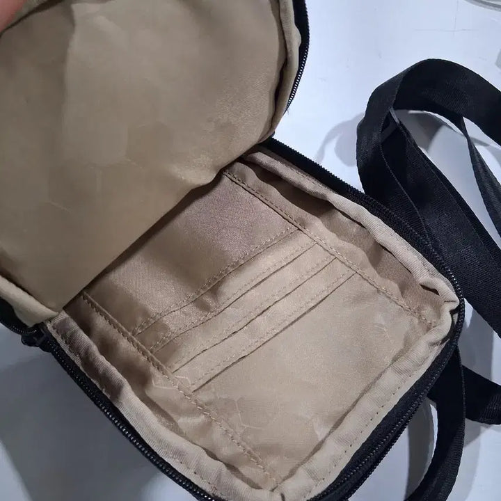 [BUNJANG] Descente Mini Crossbody Bag / 데상트 블랙 미니 크로스백가로14세로20