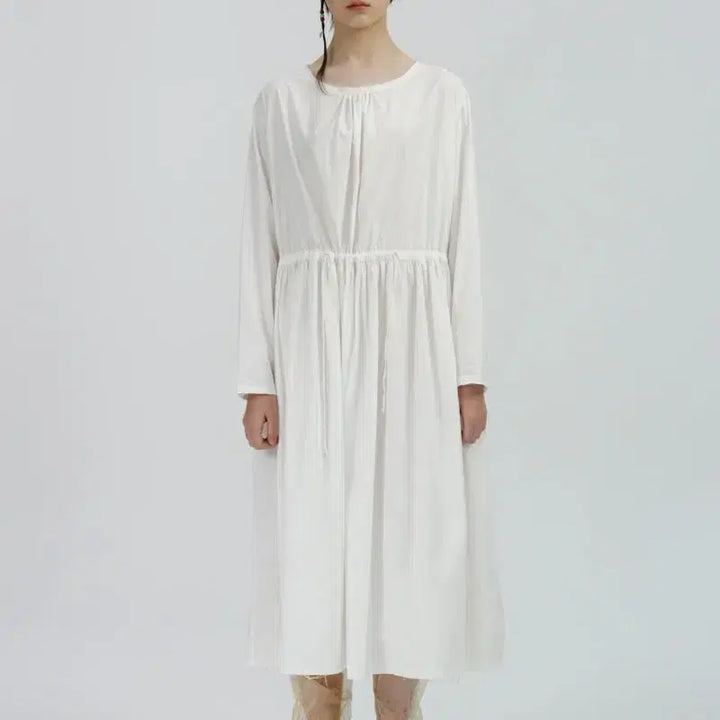 [BUNJANG] Via Mia Cotton Strap One-Piece Dress / 비아플레인 Via Mia cotton strap onepiece 새상품
