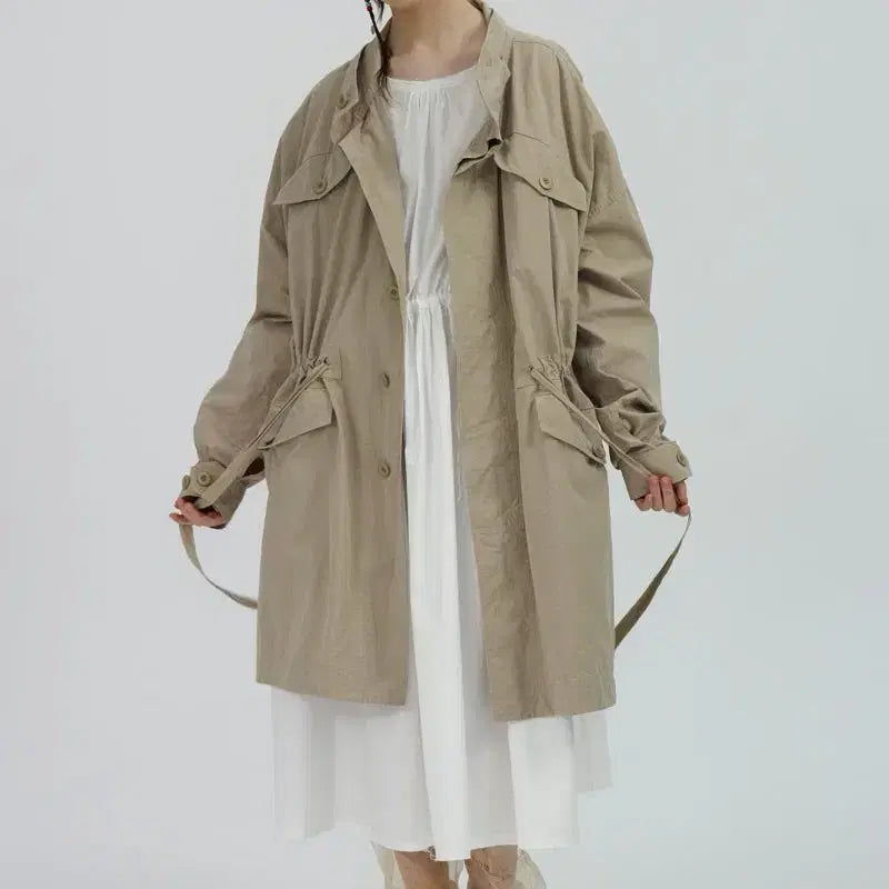 [BUNJANG] Via Mia Cotton Strap One-Piece Dress / 비아플레인 Via Mia cotton strap onepiece 새상품