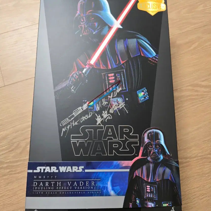 [BUNJANG] Hot Toys Darth Vader Dueling Effect Limited Edition / [반도의중년 사인 한정판] 핫토이 다스베이더 듀얼링 이펙트