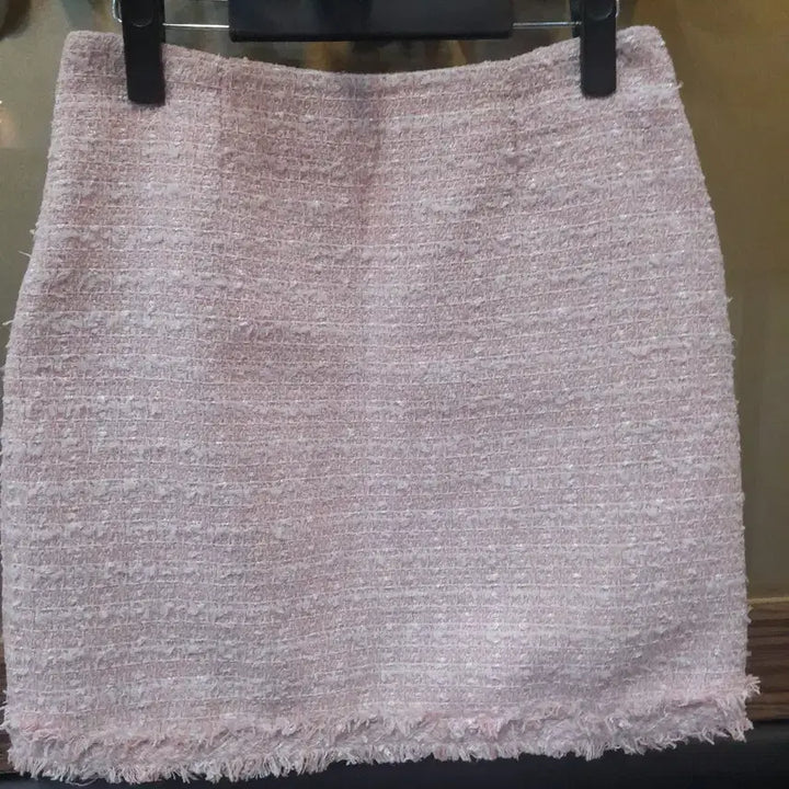 [BUNJANG] BLUETISS Pink Tweed Jacket and Skirt Set / BLUETISS 핑크 트위드 자켓스커트세트