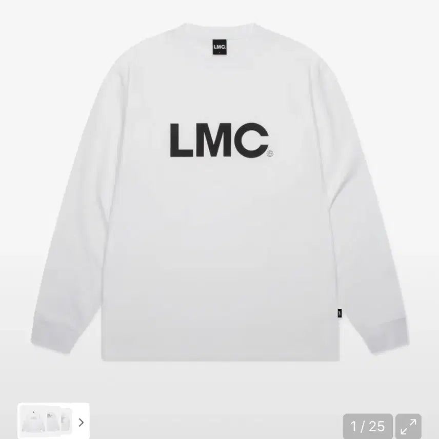 [BUNJANG] LMC OG Long Sleeve Tee White / 엘엠씨 OG LONG SLV TEE white(정가 49000)