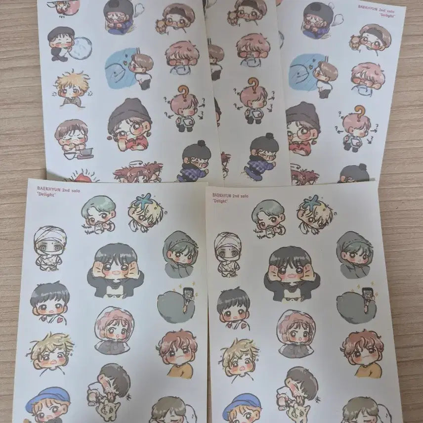 [BUNJANG] EXO Baekhyun Delight Sticker Set / EXO 백현 Delight 스티커 세트