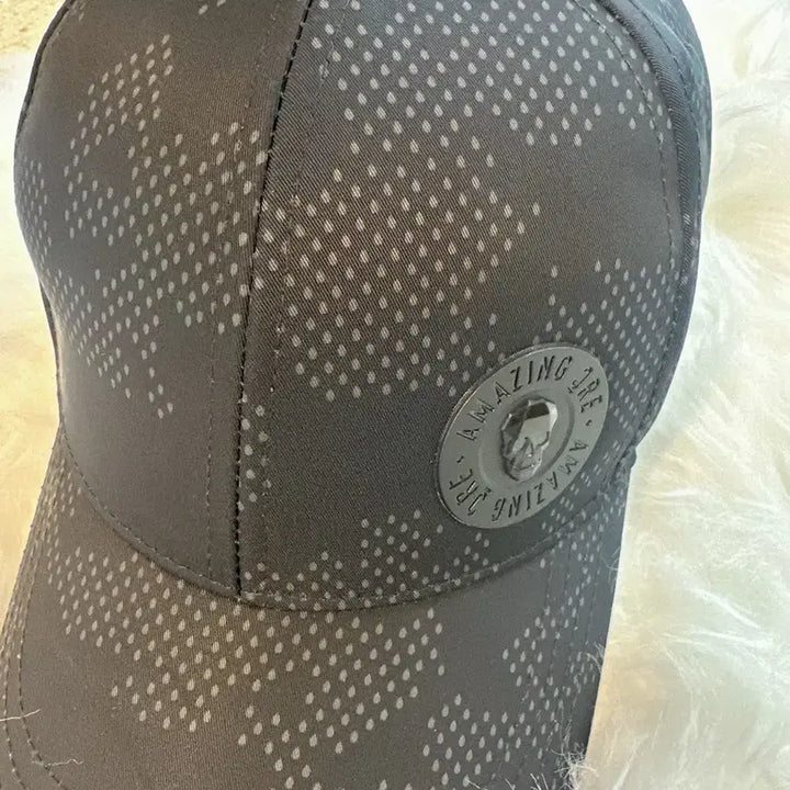 [BUNJANG] Amazing Crew Black Dot Pattern Ball Cap / (새상품)어메이징크루 볼캡 골프 모자
