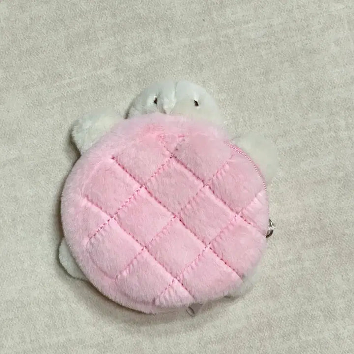 [BUNJANG] Pingru Melon Bread Turtle Pouch Keyring / 핑루 메론빵 거북이 파우치 키링 핑크