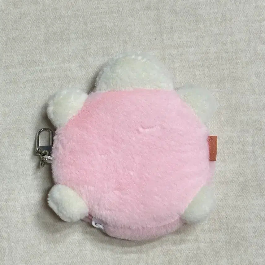 [BUNJANG] Pingru Melon Bread Turtle Pouch Keyring / 핑루 메론빵 거북이 파우치 키링 핑크