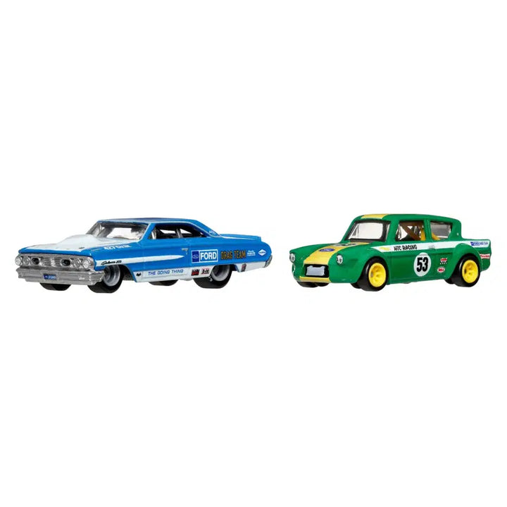 [BUNJANG] Hot Wheels Premium Ford Galaxy 500 + Anglia Race 2-Pack (Rare, Sealed) / 핫휠 포드 갤럭시500 / 포드 앵글리아 레이스 2팩 레어 미개봉 새상품