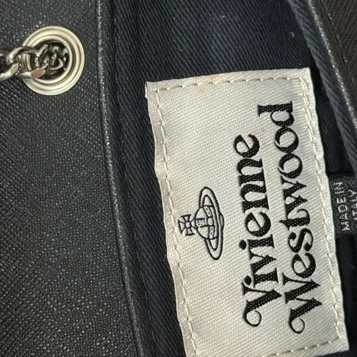 [BUNJANG] Vivienne Westwood Saffiano Bio Green Handbag / 비비안웨스트우드 사피아노 바이오그린