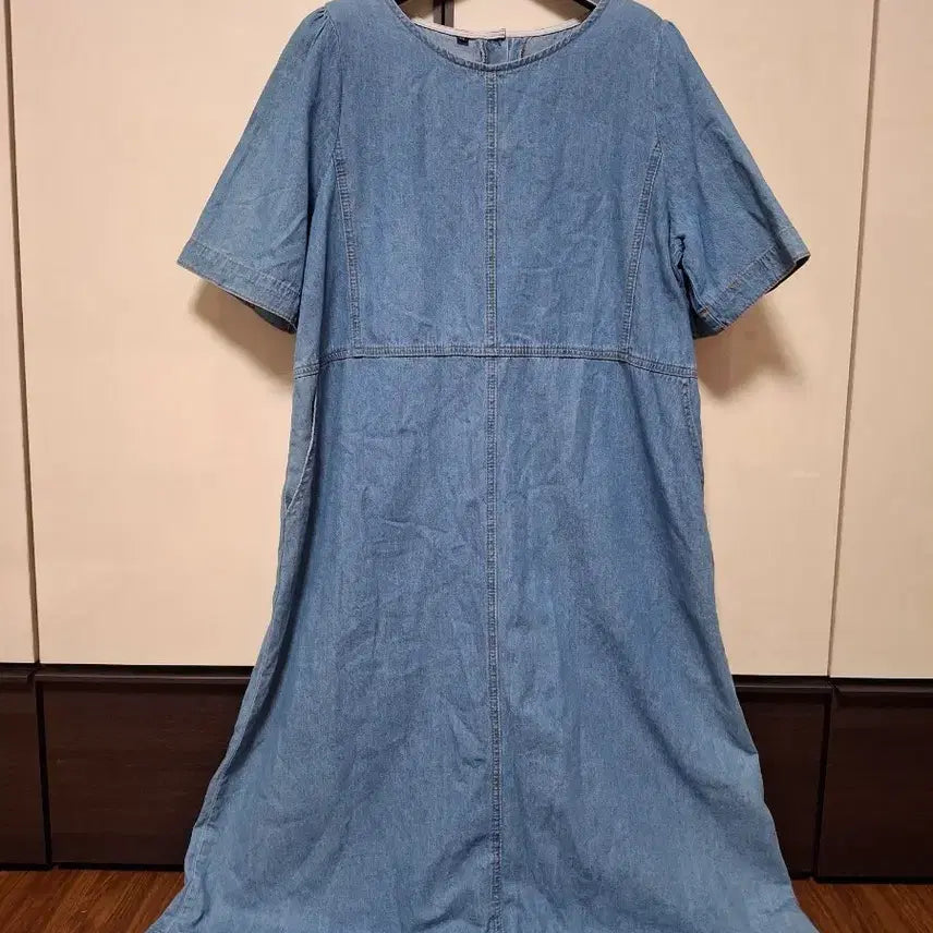 [BUNJANG] BREAL Denim Dress / BREAL   데님 원피스 (94-100-165)  77날씬88사이즈