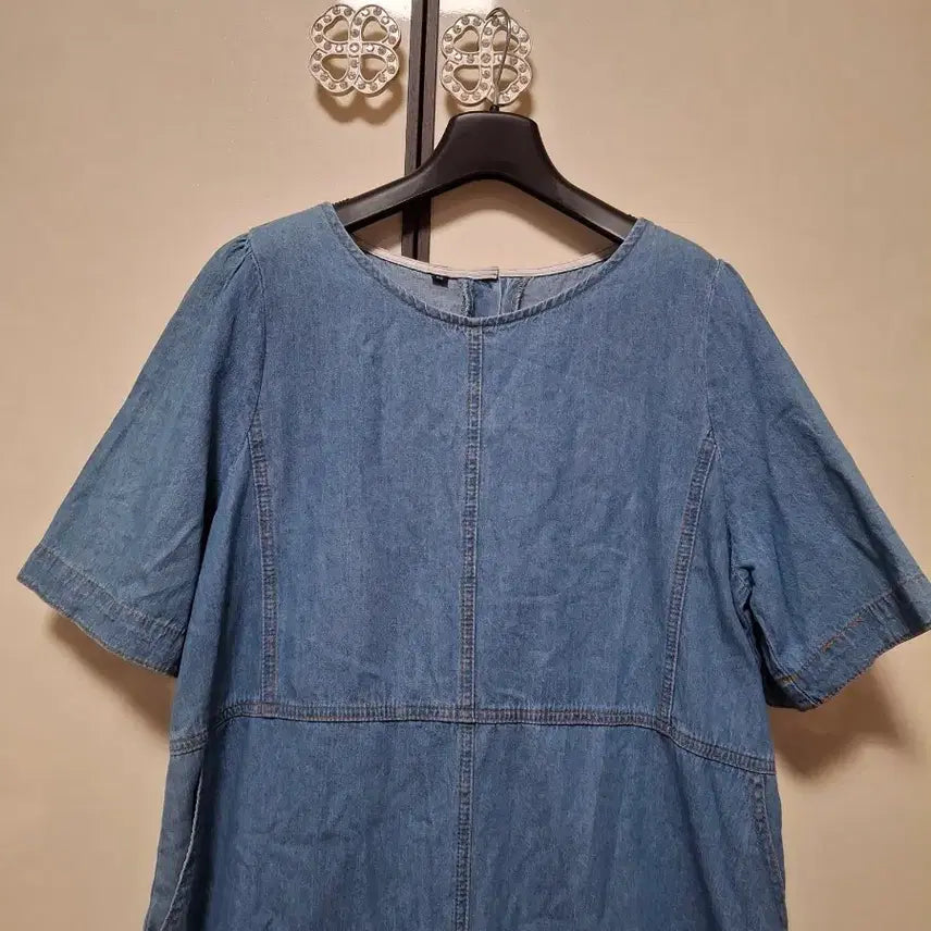 [BUNJANG] BREAL Denim Dress / BREAL   데님 원피스 (94-100-165)  77날씬88사이즈