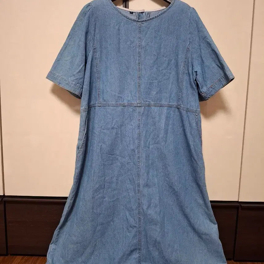 [BUNJANG] BREAL Denim Dress / BREAL   데님 원피스 (94-100-165)  77날씬88사이즈