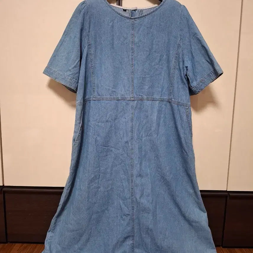 [BUNJANG] BREAL Denim Dress / BREAL   데님 원피스 (94-100-165)  77날씬88사이즈