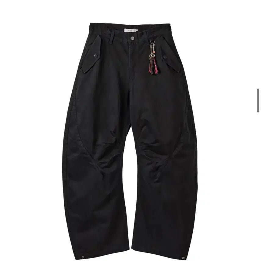 [SOLD OUT] 아르반 트리플 리프 커브드 팬츠 블랙 3사이즈 새상품