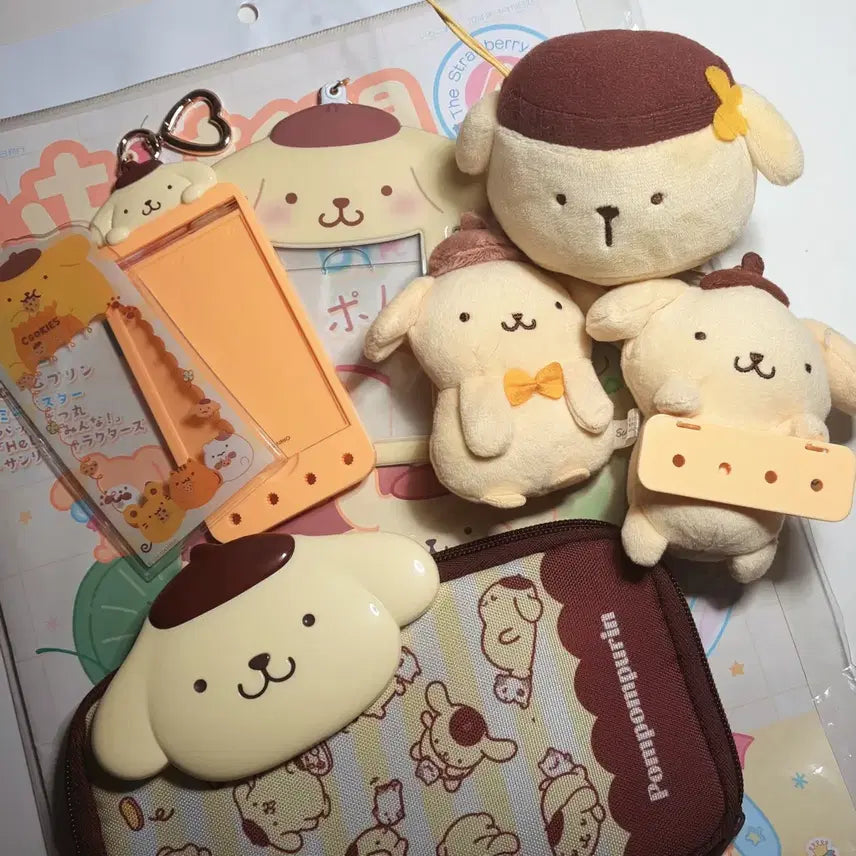 [SOLD OUT] 산리오 폼폼푸린 굿즈 일괄 양도 포카 홀더 파우치 마이파치룬 키링