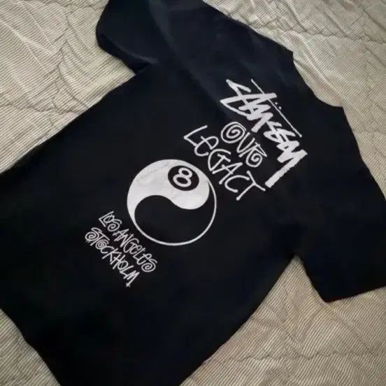 [SOLD OUT] 스투시 x 아워레가시 8볼 반팔