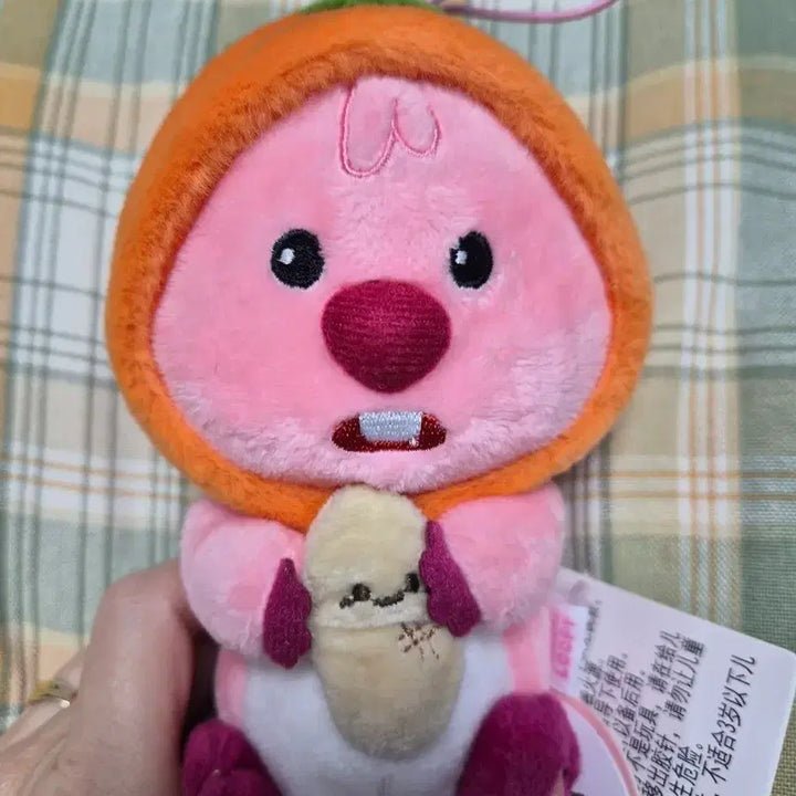 [BUNJANG] Loopy Tangerine Loopy Doll Keyring / 잔망루피 Loopy 귤잔망루피 인형키링