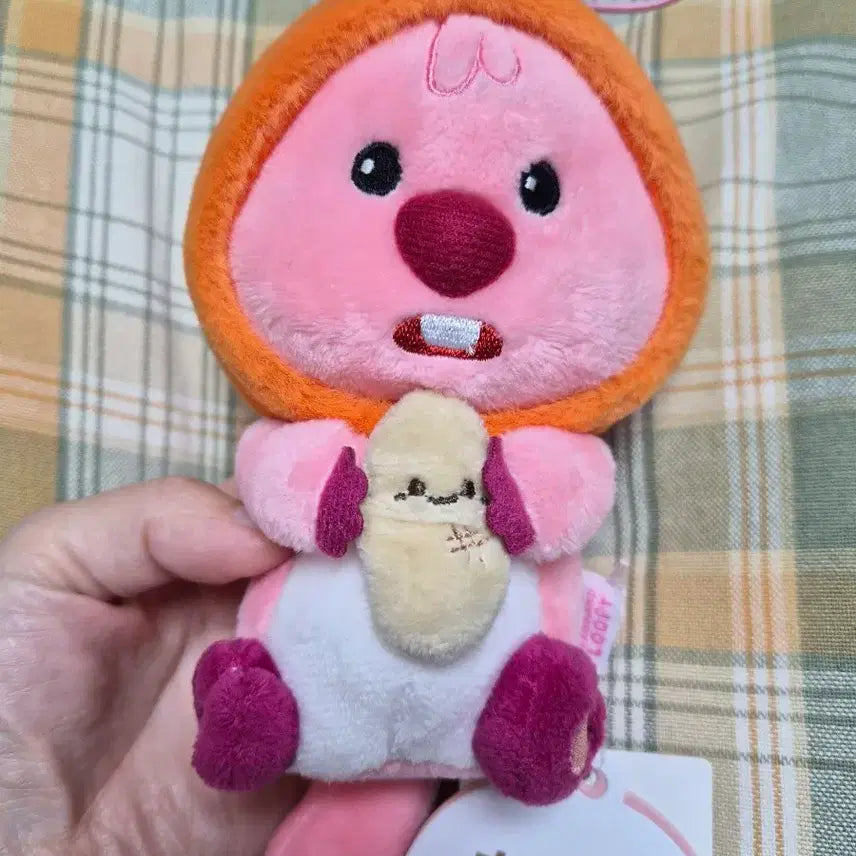 [BUNJANG] Loopy Tangerine Loopy Doll Keyring / 잔망루피 Loopy 귤잔망루피 인형키링