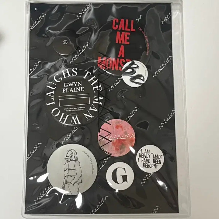 [BUNJANG] Park Hyo Shin The Man Who Laughs 2018 MD Pin Button Badge / 박효신 웃는남자 2018 마람md 핀버튼뱃지