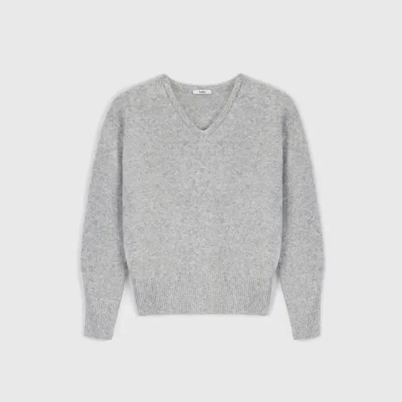 [BUNJANG] Tyle Mohair V-Neck Knit Sweater / [1] 타일레 모헤어 브이넥 니트
